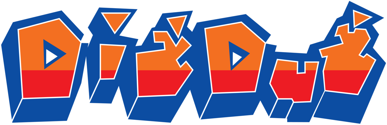 Dig Dug logo for Famicom
